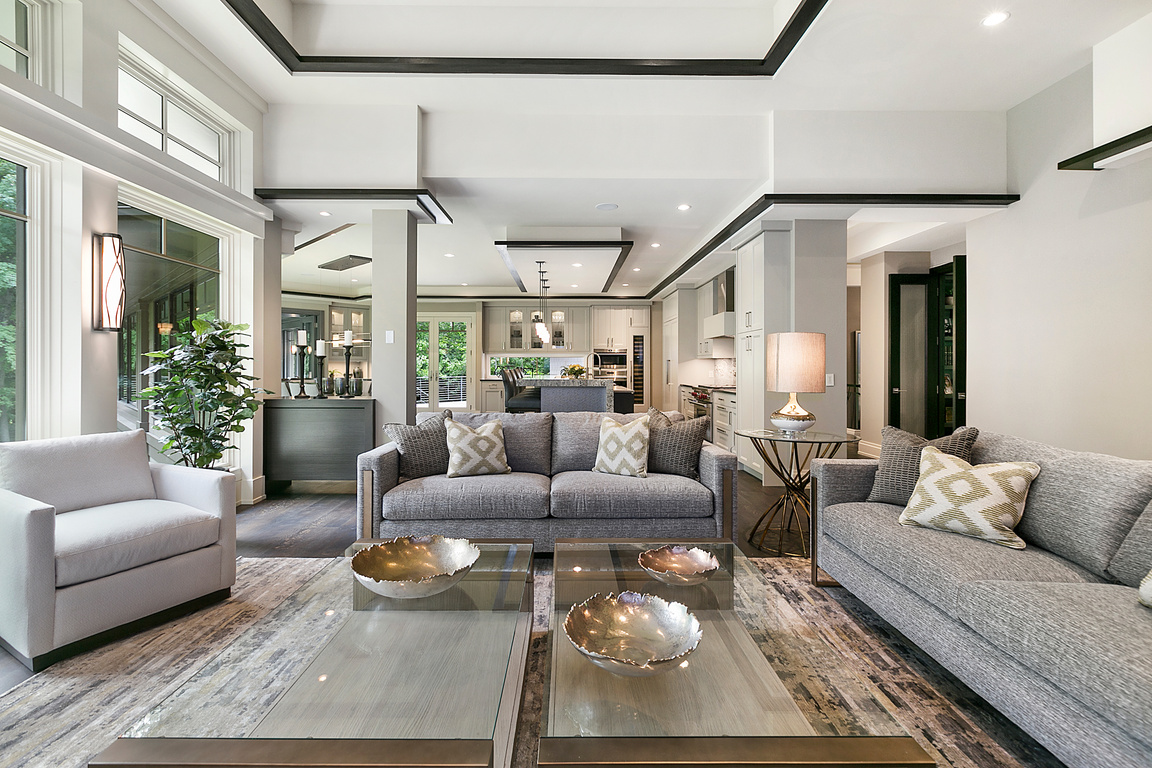 Modern home with intricate detail throughout